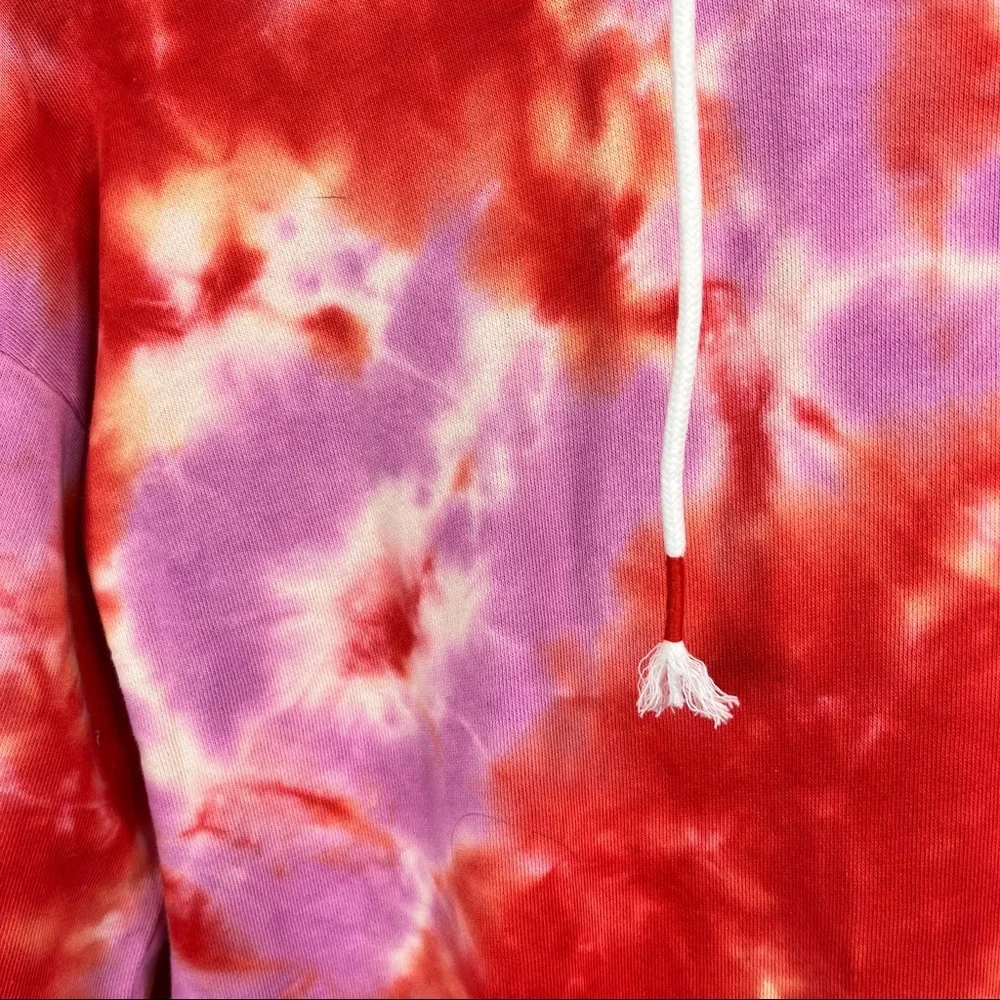 PJ Salvage Daydream Doodles Tie Dye Lounge Hoodie 'Love Makes' - Picture 5 of 9
